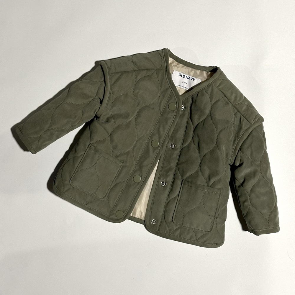 Old Navy Baby Quilted Hunter Green Jacket